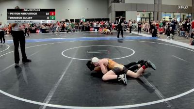 90 lbs Champ. Round 1 - Peyton Kirkpatrick, Slyfox vs Draeson Gulley, Junction City