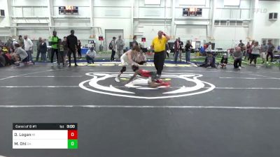 C-108 lbs Consi Of 8 #1 - Deshine Logan, MI vs Max Ohl, OH