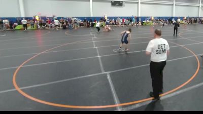 132 lbs Cons. Round 2 - Hunter Burk, Unattached vs June Sang Jang, Unattached