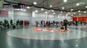 124 lbs 5th Place Match - Sophia Renteria, Adrian vs Archer McLain, Southeastern CC