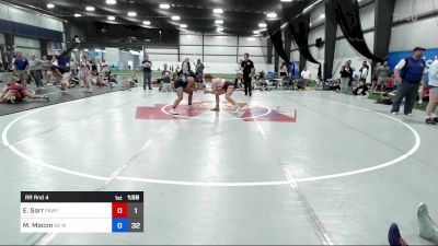 56 kg Rr Rnd 4 - Emily Sarr, PA West Yellow vs Marlena Macon, WOW