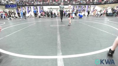 43 lbs Consolation - Case Combs, Cowboy Wrestling Club vs Blayne Hines, Comanche Takedown Club