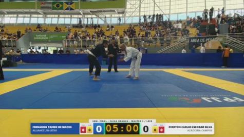 EVERTON CARLOS ESCOBAR SILVA vs FERNANDO PANDO DE MATOS 2026 FPJJ Campeonato Paulista