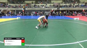 110 lbs Cons. Round 1 - Brayden Polodna, Jesup Mat Club vs Keon Callies, Mn Elite