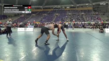 285 lbs Quarterfinals (8 Team) - Braydon Hoffman, Cornell College vs Mason Swanson, Concordia-Moorhead