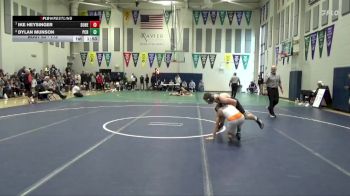 113 lbs Quarterfinal - Ike Heysinger, Dubuque Hempstead vs Dylan Munson, Prairie, Cedar Rapids