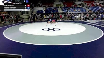 106 lbs Champ. Rd Of 128 - Tyler Sage, MI vs Ace Schweitzer, NE
