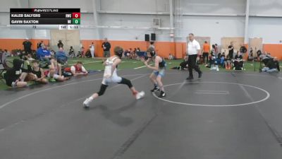 72 lbs Round 4 (8 Team) - Kaleb Salyers, Rogue WC vs Gavin Saxton, Warner Elite