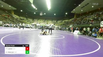 115 lbs Quarterfinal - Thunder Lewis, Clovis vs Zachary Klarcyk, Porterville