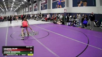 126 lbs Cons. Round 4 - Chance Woodward, 512 Outlaw Wrestling vs Coleman Crump, NTX Wrestling