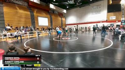 145 lbs Round 5 - Everett Copeland, Lander Middle School vs Andrew Entel, Lovell Middle School