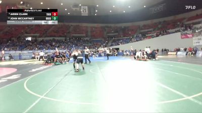 5A Boys 215 lbs Cons. Round 1 - John McCartney, Woodburn Boys vs Aiden Clark, Thurston Boys