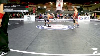 Open Men - 65 lbs Cons. Round 3 - Matthew LHuillier vs Artemis Shmuel, Arreola Wrestling Club (AWC)