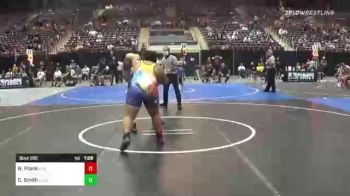 220 lbs Quarterfinal - Nolan Frank, Elk Grove Wrestling Club vs Christian Smith, Clovis