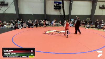 127 lbs Round 2 - June Webb, Washington vs Abigail Gamm, Ascend Wrestling Academy