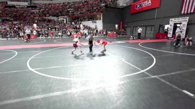 75 lbs Champ. Round 2 - Zander Vobian, Janesville Youth Wrestling Club vs Louis Gehring, Slinger