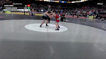 175 lbs Champ. Round 2 - Hayden Larson, Hermiston Oregon vs Paden Hinds, Sandpoint