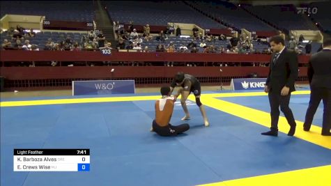 Kleber Barboza Alves vs Evan Crews Wise 2024 Pan IBJJF Jiu-Jitsu No-Gi Championship