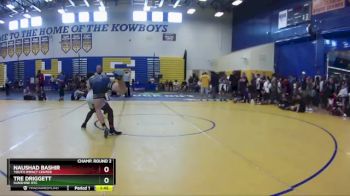 165 lbs Champ. Round 2 - Tre Driggett, Sunshine RTC vs Naushad Bashir, Youth Impact Center