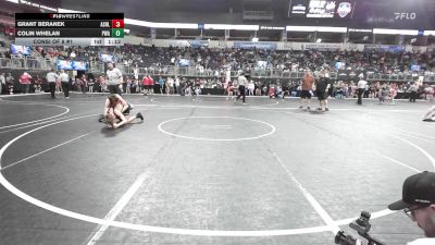 130 lbs Consi Of 8 #1 - Grant Beranek, Ashland-Greenwood vs Colin Whelan, Pwa