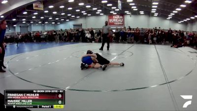 62 lbs Cons. Round 1 - Finnegan C Muhler, King George Youth Wrestling vs Maveric Miller, Reaper Wrestling Club