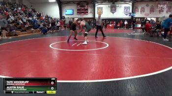 215 lbs Quarterfinal - Austin Raue, Cedar Rapids Kennedy vs Tate Woodruff, Dubuque Hempstead