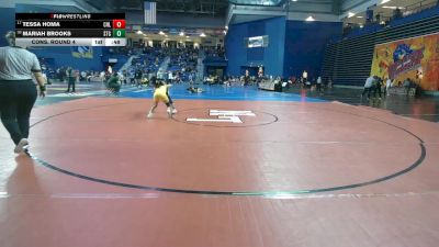 100 lbs Cons. Round 4 - Mariah Brooks, St George`s vs Tessa Homa, Cheltenham