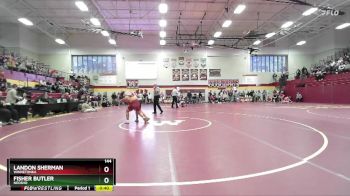 144 lbs Cons. Round 4 - Landon Sherman, WINNETONKA vs Fisher Butler, NEOSHO