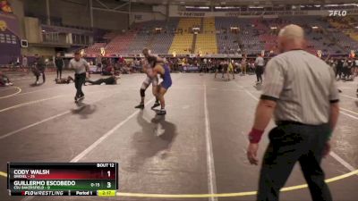 165 lbs Quarters & 1st Wb (16 Team) - Cody Walsh, Drexel vs Guillermo Escobedo, CSU Bakersfield