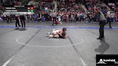 72 lbs Champ. Round 1 - Drake Paul, Maize vs Creed Fisher, Trailblazer