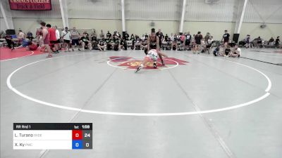 83 kg Rr Rnd 1 - Luca Turano, Savage Gold vs Xandder Ky, Prime Wrestling Club Black