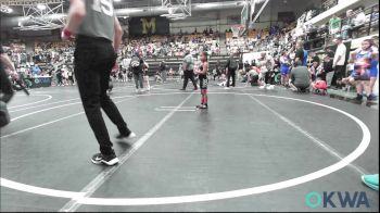 52 lbs Round Of 16 - Liliana Clitso, Darko Valley Wolf Pack vs Nova Wright, D3 Wrestling Cluib