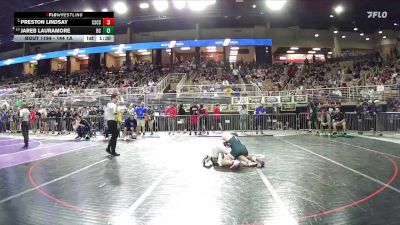144 1A Quarterfinal - Preston Lindsay, Coral Springs Charter School vs Jareb Lauramore, Baker County