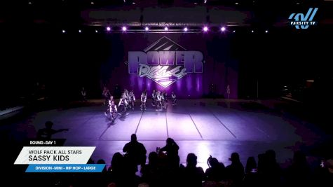 Wolf Pack All Stars - Sassy Kids [2024 Mini - Hip Hop - Large Day 1] 2024 Power Dance Grand Nationals