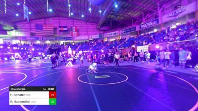 116 lbs Round Of 64 - Hailey Schafer, Pwc vs Ryland Huppenthal, Brighton WC