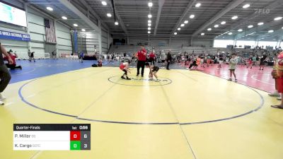 65 lbs Quarterfinal - Paeton Miller, Ohio Gold vs Kasen Cargo, Team Gotcha