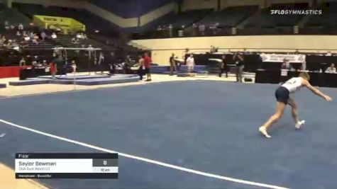 Saylor Bowman - Floor, USA Gym World UT - 2021 USA Gymnastics Development Program National Championships