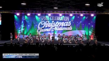 All 4 Cheer - J-Ops [2025 L2 Junior - Flex - D2 - Medium] 2025 Spirit Celebration Christmas Grand Nationals