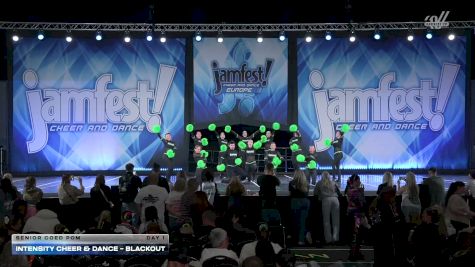 Intensity Cheer & Dance - Blackout [2026 Senior Coed Pom Day 1] 2026 JAMfest Europe