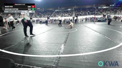 92 lbs Final - Baze Fox, Cowboy Wrestling Club vs BentLee Potter, Prodigy NDT