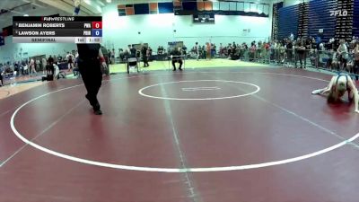 165 lbs Semifinal - Benjamin Roberts, Palm Wrestling Academy vs Lawson Ayers, Staunton River Wrestling