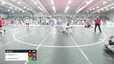 106 lbs Rr Rnd 2 - Gable Majcher, Michigan Mafia vs Kole Davidheiser, Beast Of The East