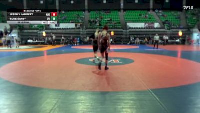 1A-4A 106 Semifinal - Jeremy Lambert, Alexandria HS vs Luke Santy, St. John Paul II