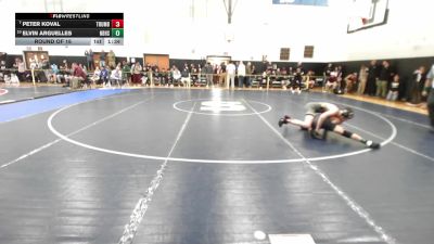 113 lbs Round Of 16 - Peter Koval, Trumbull vs Elvin Arguelles, New Britain
