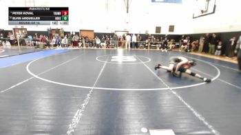 113 lbs Round Of 16 - Peter Koval, Trumbull vs Elvin Arguelles, New Britain