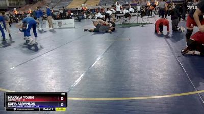 101 lbs Semis (4 Team) - Makayla Young, Indiana Tech vs Sofia Abramson, Oklahoma City University