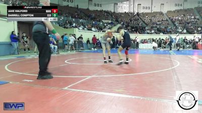 120 lbs Round Of 16 - Jake Halford, Mangum Wrestling vs Darrell Compton, Elgin Wrestling