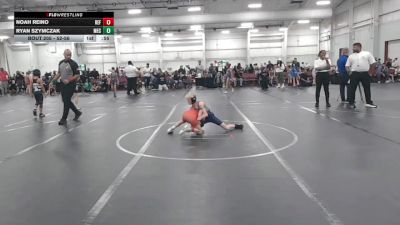 52-56 lbs Quarterfinal - Ryan Szymczak, Mechanicsburg vs Noah Reino, Refinery