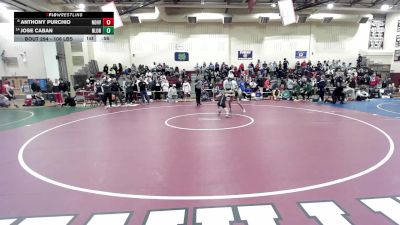 106 lbs Consi Of 8 #2 - Anthony Purchio, North Haven vs Jose Caban, New London