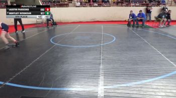 125_B lbs 5th Place - Austin Parsons, Crestwood vs Bentley Ritenour, Mt.Pleasant